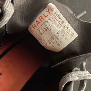 CHARLY ASSAULT FIRM GROUND GREY/ORANGE SOCCER CLEATS SIZE 10 CHARLY ASSAULT FIRM GROUND GREY/ORANGE SOCCER CLEATS SIZE 10  main image 4